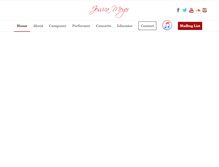 Tablet Screenshot of jessicameyermusic.com